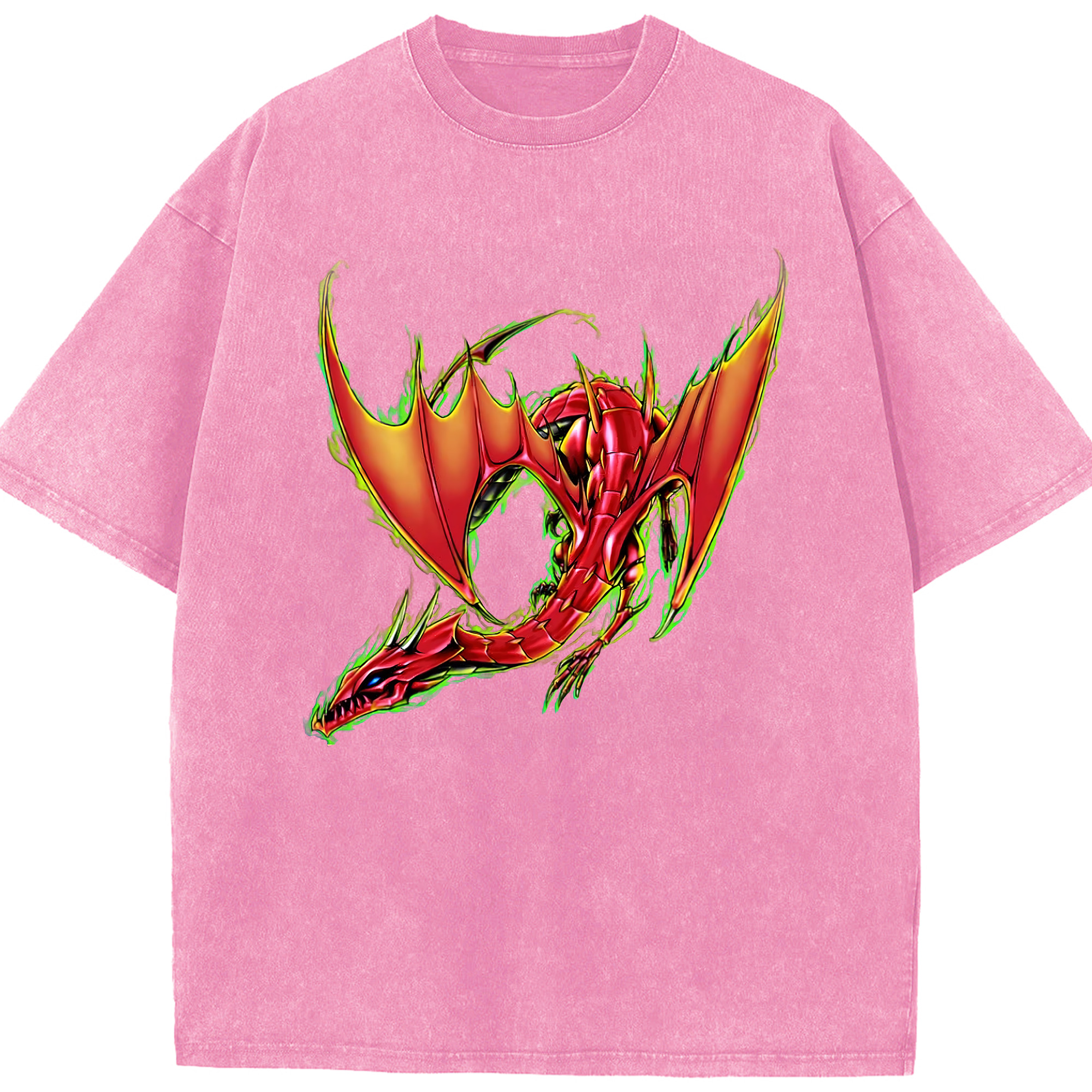 （画像用） 遊☆戯☆王 Yu-Gi-Oh! 綿100% ヴィンテージ風 半袖Tシャツ（フロントプリント）